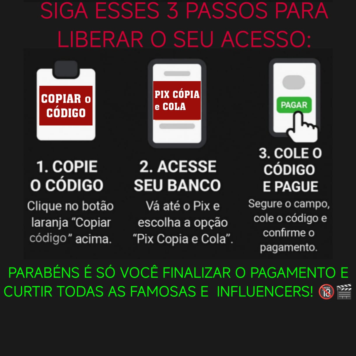 Passo a passo Pix